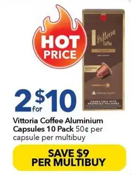 Ritchies Vittoria Coffee Aluminium Capsules offer