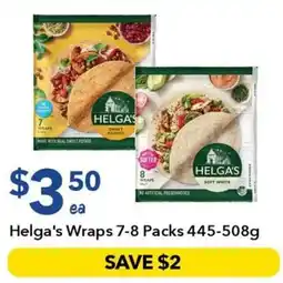 Ritchies Helga's Wraps offer
