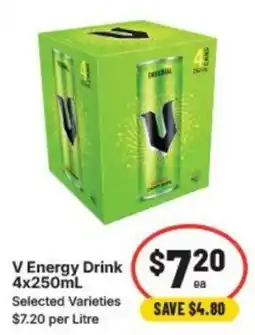 IGA V Energy Drink offer