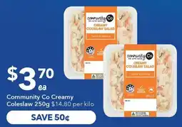 Ritchies Community Co Creamy Coleslaw offer