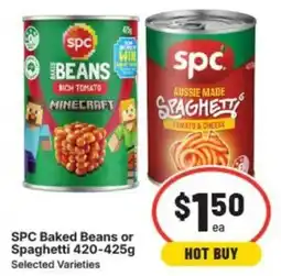 IGA SPC Baked Beans or Spaghetti offer