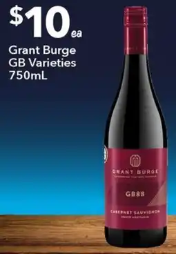 Ritchies Grant Burge GB Varieties offer