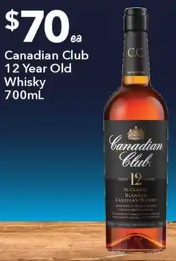 Ritchies Canadian Club 12 Year Old Whisky offer