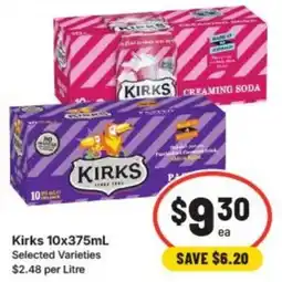 IGA Kirks Selected Varieties offer