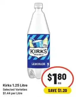 IGA Kirks Lemonade offer
