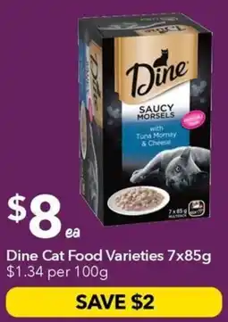 Ritchies Dine Cat Food Varieties offer