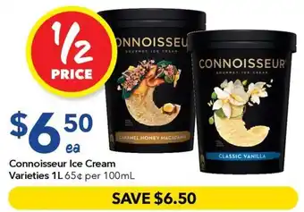 Connoisseur Ice Cream Varieties