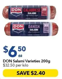 Ritchies DON Salami Varieties offer