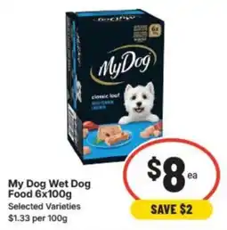 IGA My Dog Wet Dog Food offer