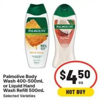 IGA Palmolive Body Wash or Liquid Hand Wash Refill offer