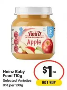 IGA Heinz Baby Food offer
