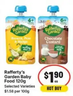 IGA Rafferty's Garden Baby Food offer