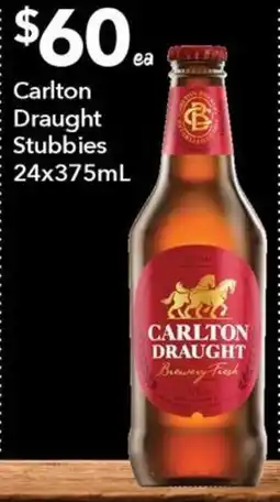 Ritchies Carlton Draught Stubbies offer
