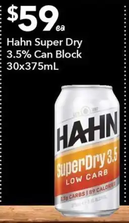 Ritchies Hahn Super Dry offer