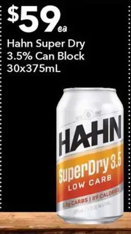 Ritchies Hahn Super Dry offer