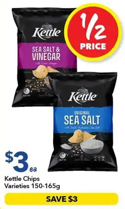 Ritchies Kettle Chips Varieties offer