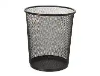 Officeworks J.Burrows 8L Wire Mesh Waste Bin Black offer