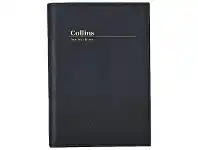 Officeworks Collins Debden Vanessa A4 Week to View Undated Diary Black offer