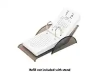 Officeworks Italplast Acrylic Desk Calendar Stand Top Hole Smoke offer
