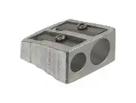 Officeworks Studymate Metal Wedge 2 Hole Sharpener offer