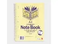Officeworks Spirax No.605 A4 2 Subject Notebook offer