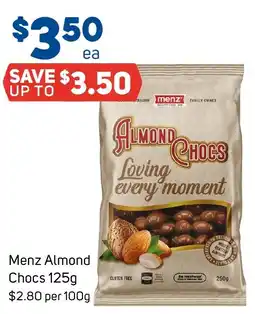 Foodland Menz Almond Chocs offer