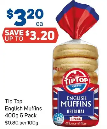 Foodland Tip Top English Muffins offer