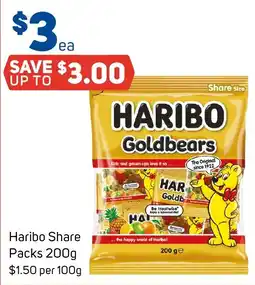 Foodland Haribo Share Packs offer