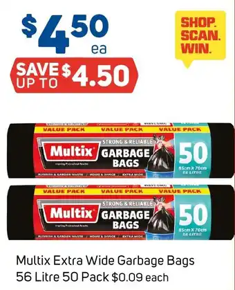 Foodland Multix Extra Wide Garbage Bags offer