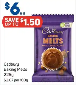 Foodland Cadbury Baking Melts offer