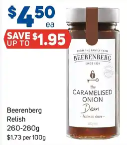 Foodland Beerenberg Relish offer
