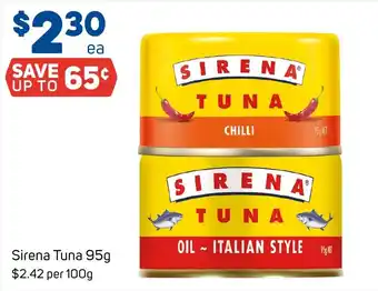 Foodland Sirena Tuna offer