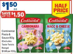 Foodland Continental Pasta & Sauce offer