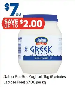 Foodland Jalna Pot Set Yoghurt offer
