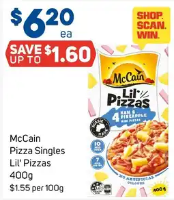 Foodland McCain Pizza Singles Lil' Pizzas offer