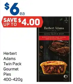 Foodland Herbert Adams Twin Pack Gourmet Pies offer