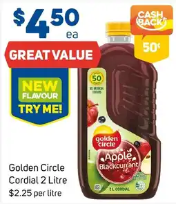 Foodland Golden Circle Cordial offer