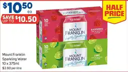 Foodland Mount Franklin Sparkling Water offer
