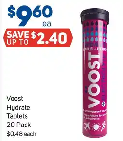 Foodland Voost Hydrate Tablets offer