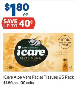 Foodland iCare Aloe Vera Facial Tissues offer
