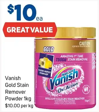 Foodland Vanish Gold Stain Remover Powder offer