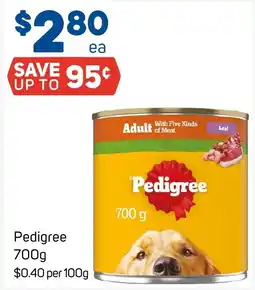 Foodland Pedigree Adult With Five Kinds of Meat offer
