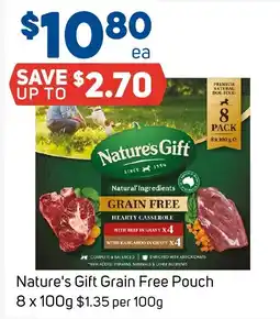 Foodland Nature's Gift Grain Free Pouch offer
