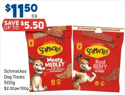 Foodland Schmackos Dog Treats offer