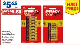 Foodland Eveready Gold Alkaline Batteries offer