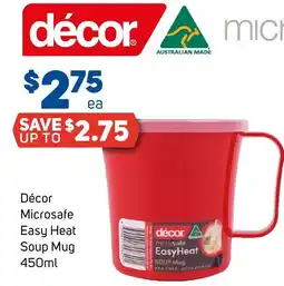 Foodland Décor Microsafe Easy Heat Soup Mug offer