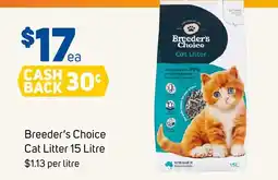 Foodland Breeder's Choice Cat Litter offer