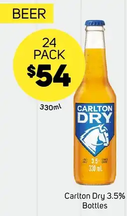 Foodland Carlton Dry Bottles offer