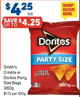 Foodland Doritos Party Size offer