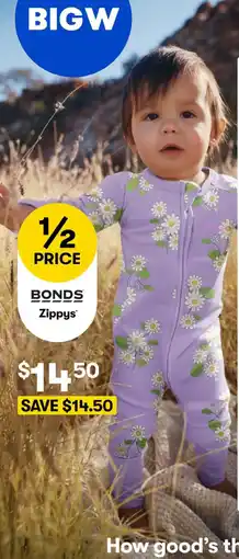 BIG W Bonds Zippys' offer